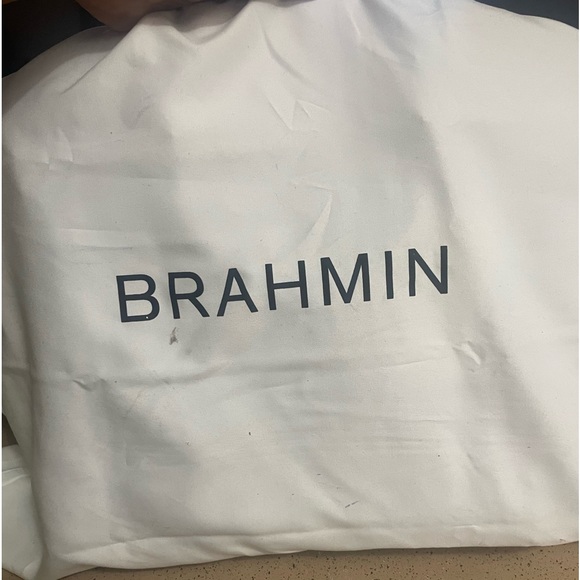 Brahmin Blue Crocodile Leather Satchel - Picture 2 of 4